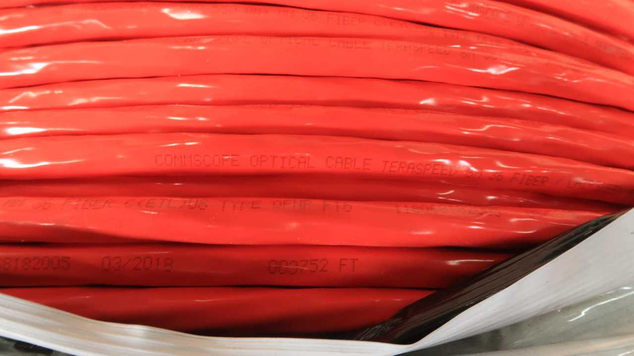 COMMSCOPE P-72-MP-CM-F12RD/8W036/5K036 OM4 FIBER, 36 FIBERS, 3500 FT LENGTH - FIBER OPTIC CABLE