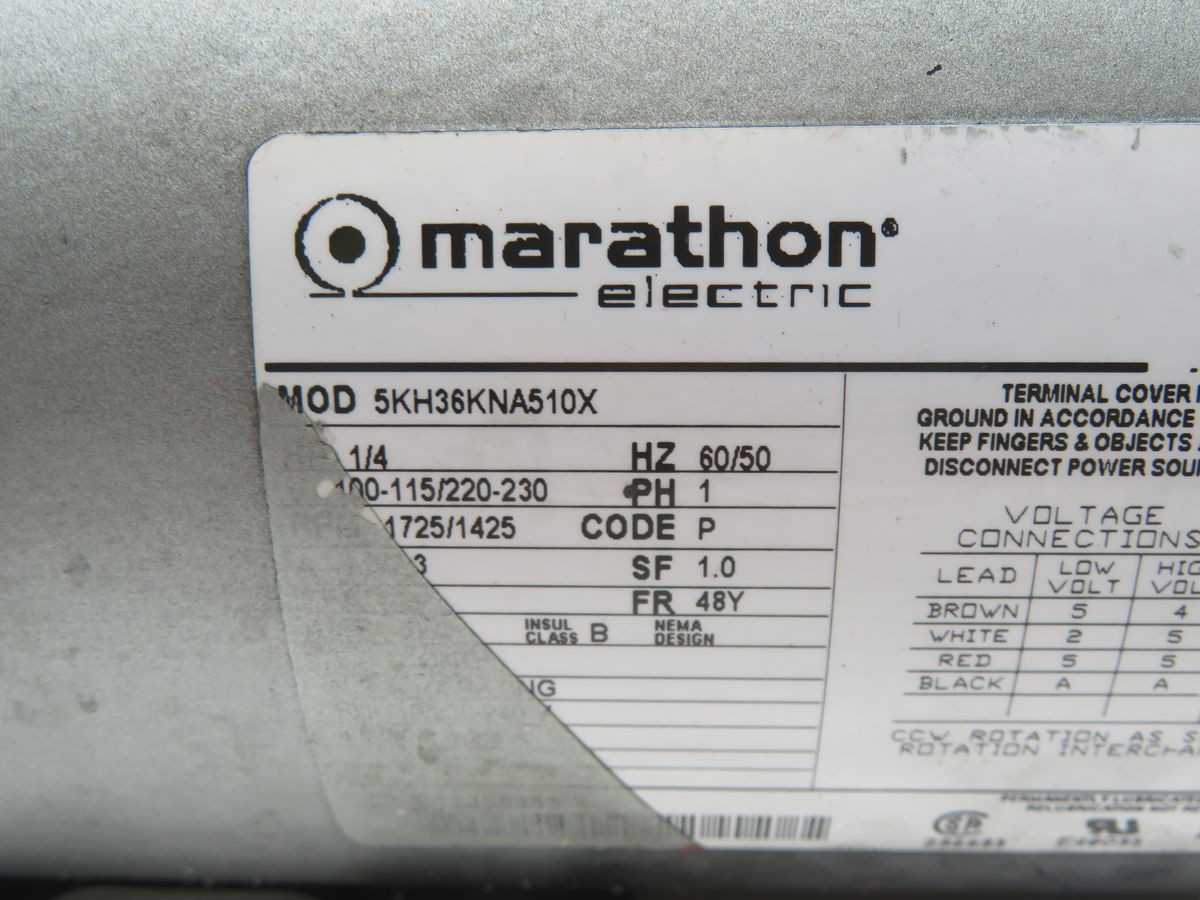 Marathon Electric 5KH36KNA510X Motor T261363 - High Performance Industrial Motor - AC MOTOR