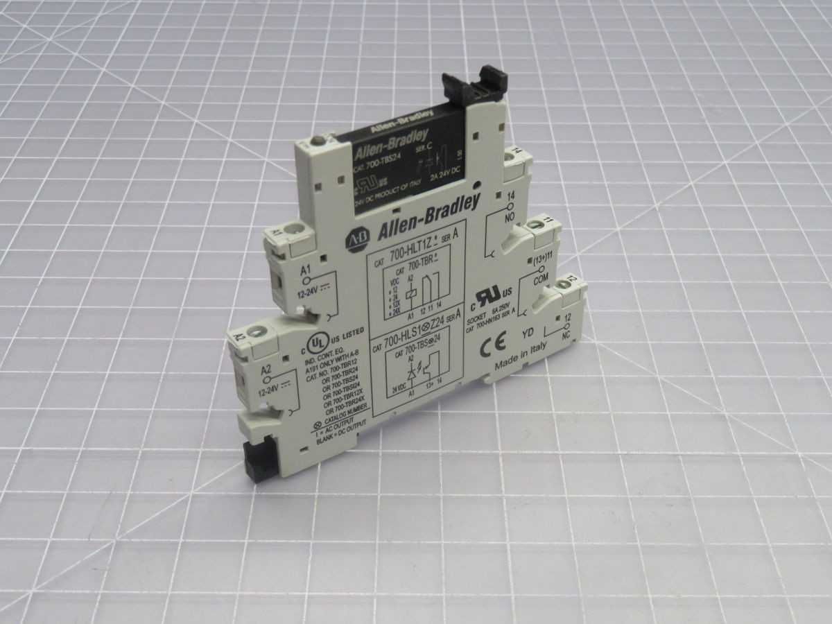 Lot Of 10 Allen Bradley 700-HLS1Z24 Solid-State Relay Terminal Blocks - SAFETY RELAY