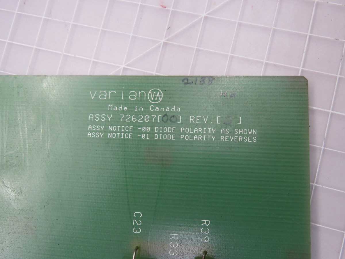 VARIAN 726207-00 CIRCUIT BOARD T265231 - PCB CIRCUIT BOARDS