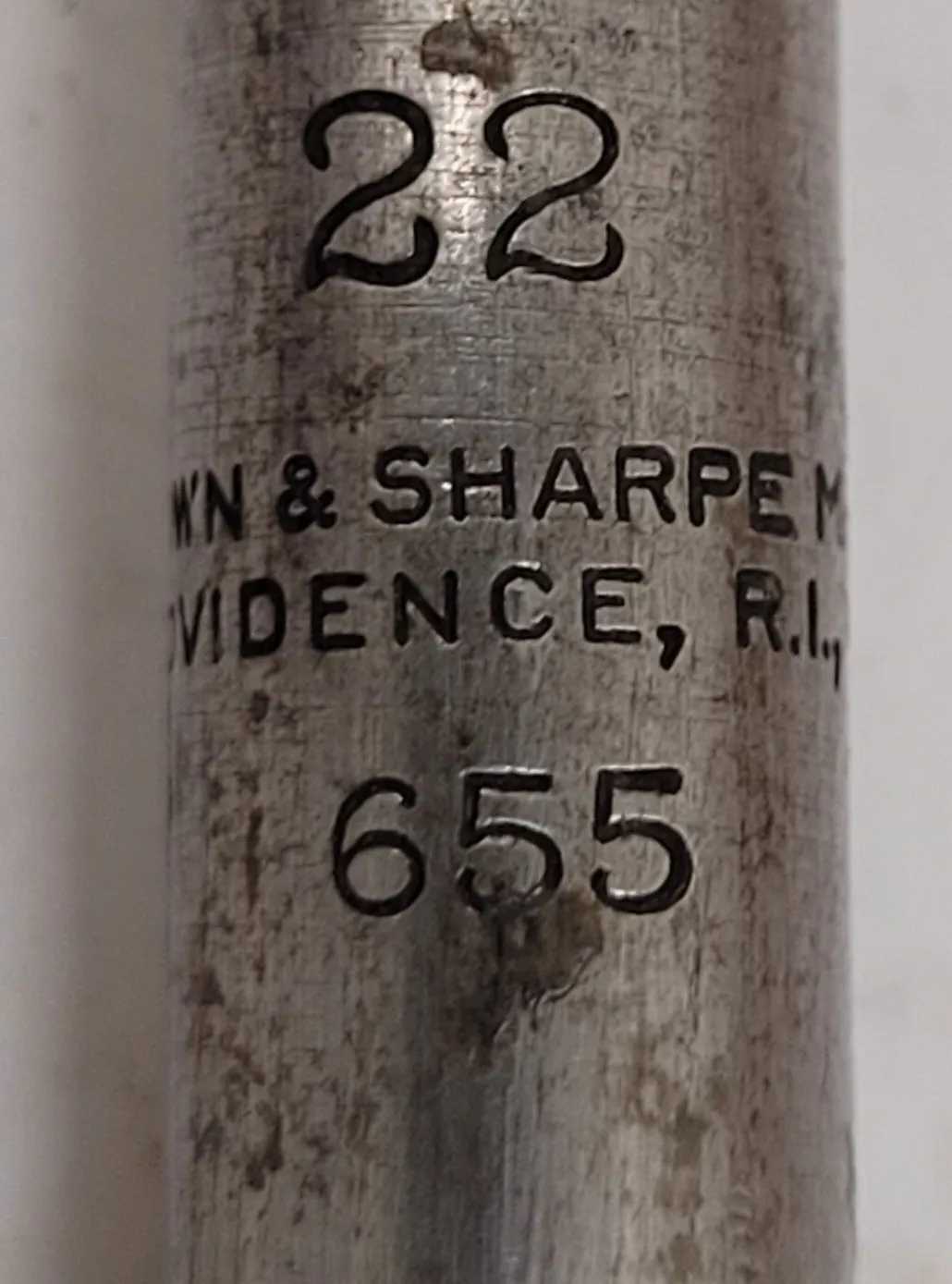 BROWN & SHARPE 22" MICROMETER STANDARD END MEASURING ROD - MACHINING TOOLING & PARTS