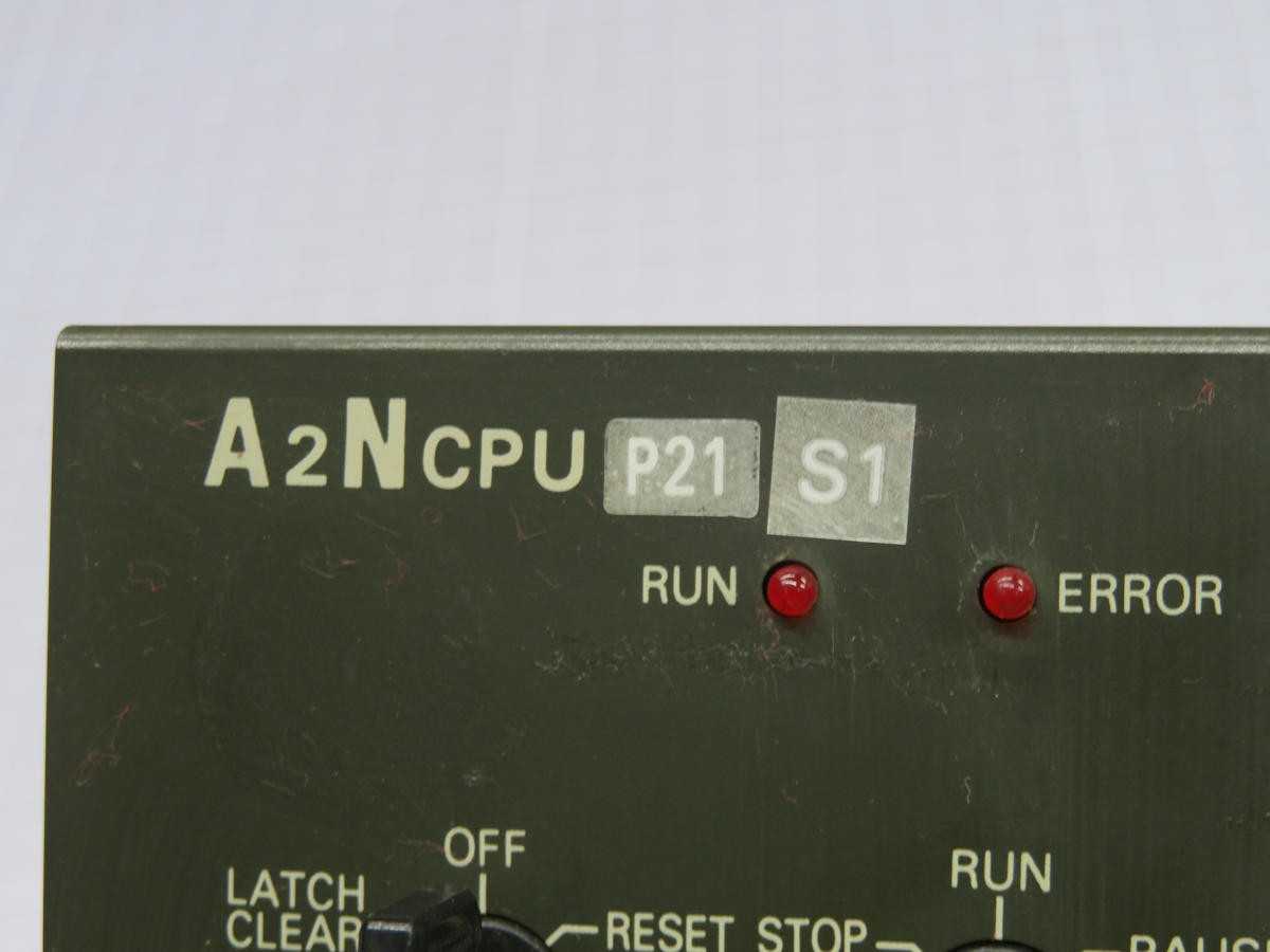 MITSUBISHI A2NCPUP21S1 CONTROLS PLCS, 20K STEPS MEMORY, 4096 I/O, 0.2 ΜS/INSTR SPEED, 5V DC, 0.7A - PLC MODULES