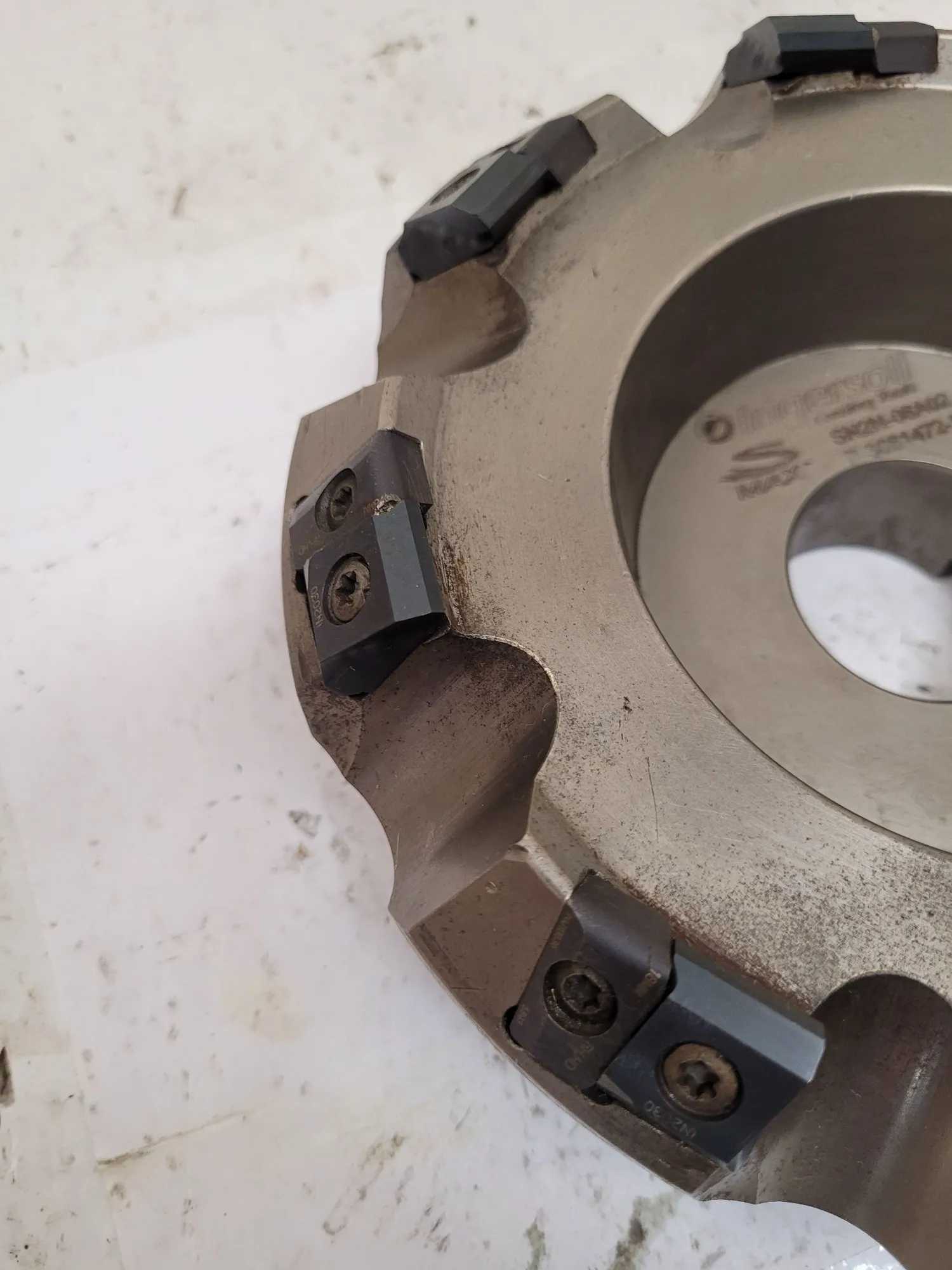 INGERSOLL CUTTING TOOLS SN2N-06A02 6" FACEMILL, CUTTING DIA: 6.000, INSERTS/FLUTES: 8 - MACHINING TOOLING & PARTS
