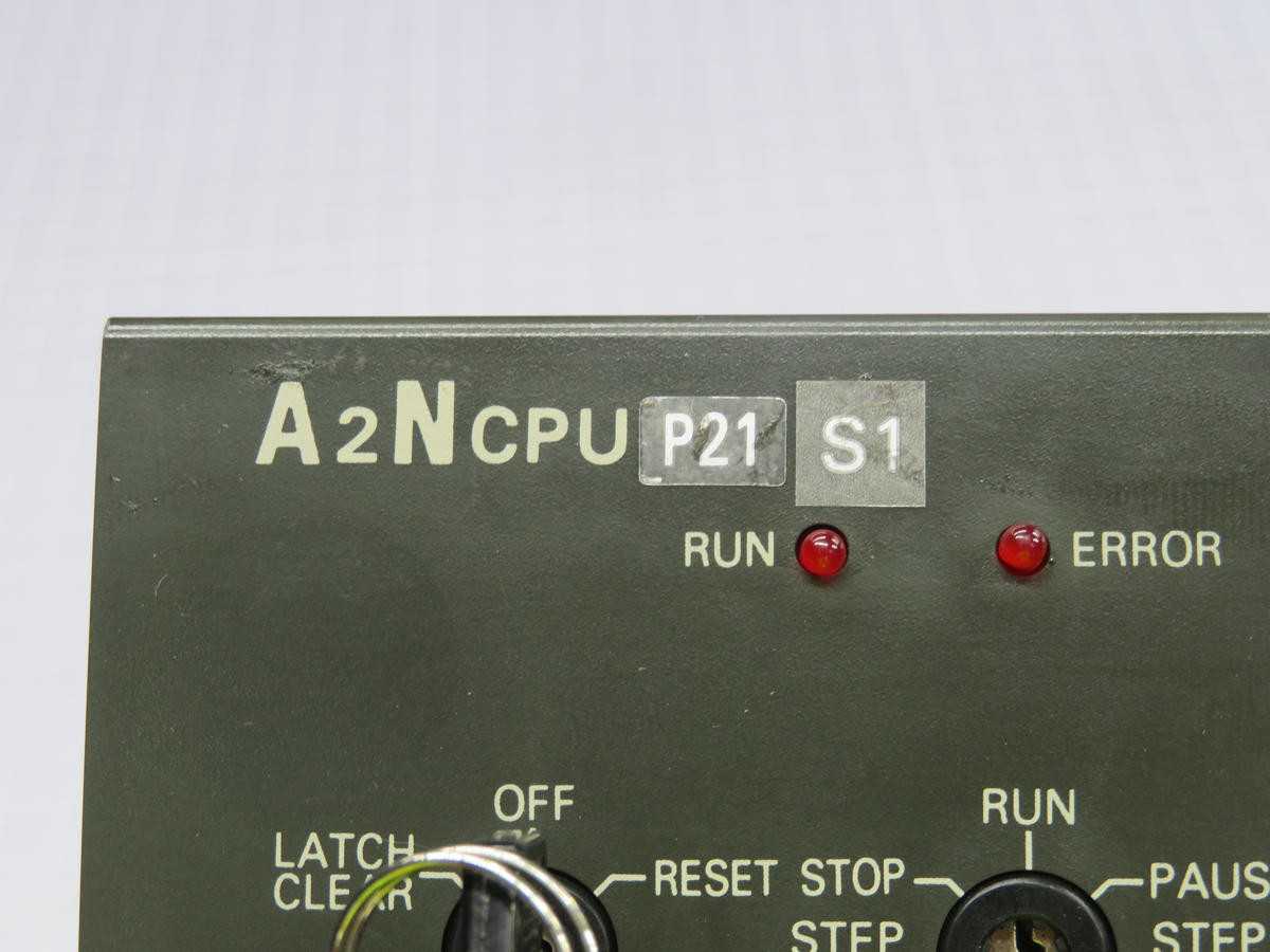 Mitsubishi A2NCPUP21S1, Controls PLCs, 10K Mem, 2 Net Ch, 0.2us/Step Speed, 1024 I/O - PLC MODULES