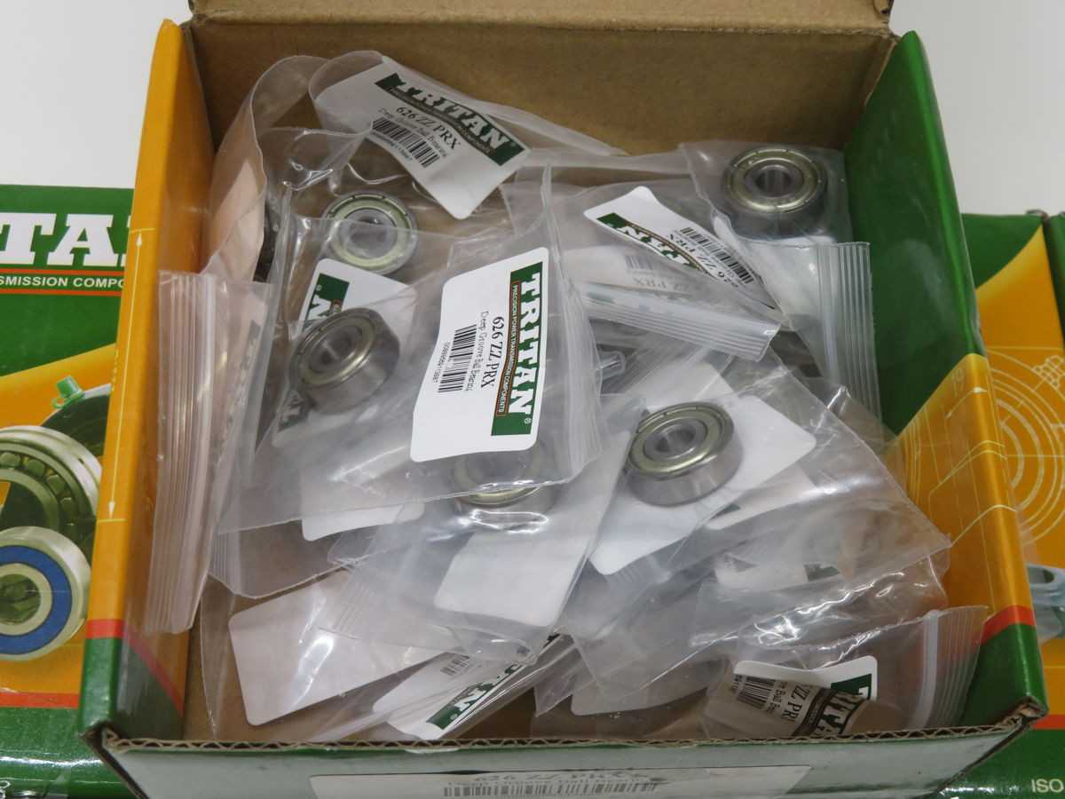 LOT OF 75 TRITAN 626 ZZ PRX MINIATURE DEEP-GROOVE RADIAL BALL BEARINGS T268275 - BEARINGS