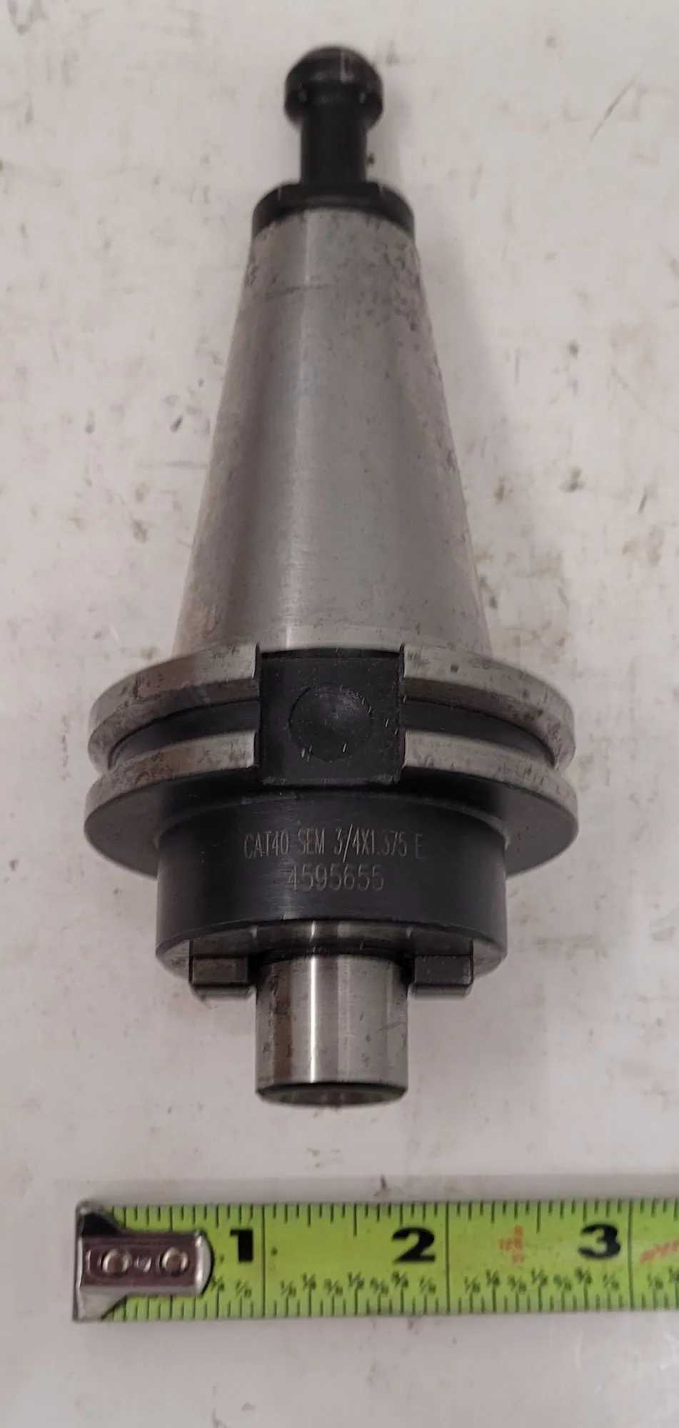ISCAR CAT40 SEM 3/4X1.375 SHELL MILL HOLDER - CAT40, 3/4" DIA, 1-3/8" FUNC LENGTH, EXTERNAL C. - MACHINING TOOLING & PARTS