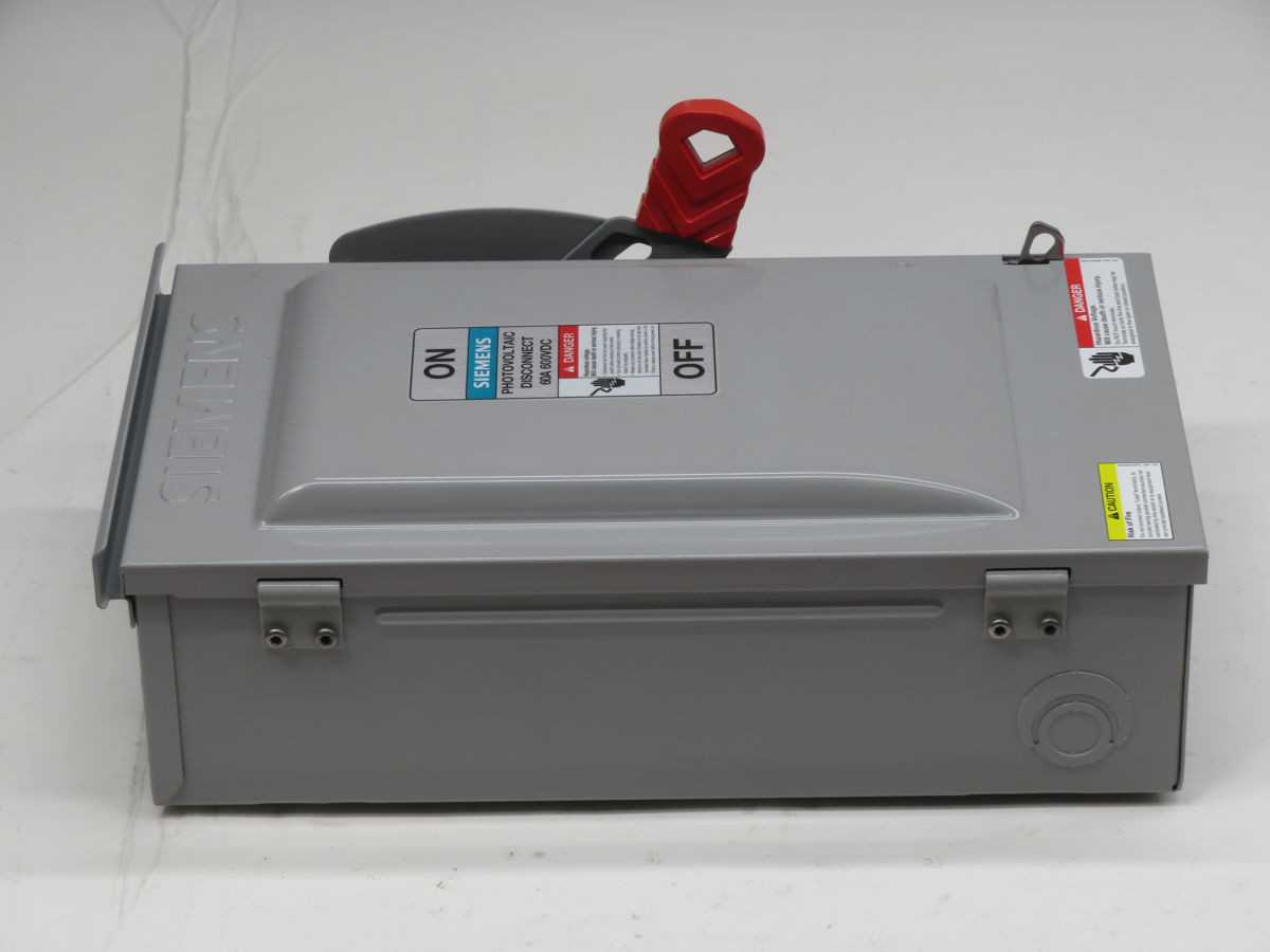 SIEMENS HNF362RPV HEAVY DUTY SAFETY SWITCH T259367 - SWITCHES