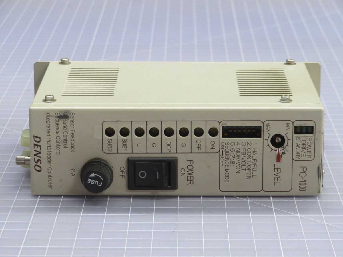 DENSO IPC-1000 INTEGRATED PARTSFEEDER CONTROLLER T262854 - PLC MODULES