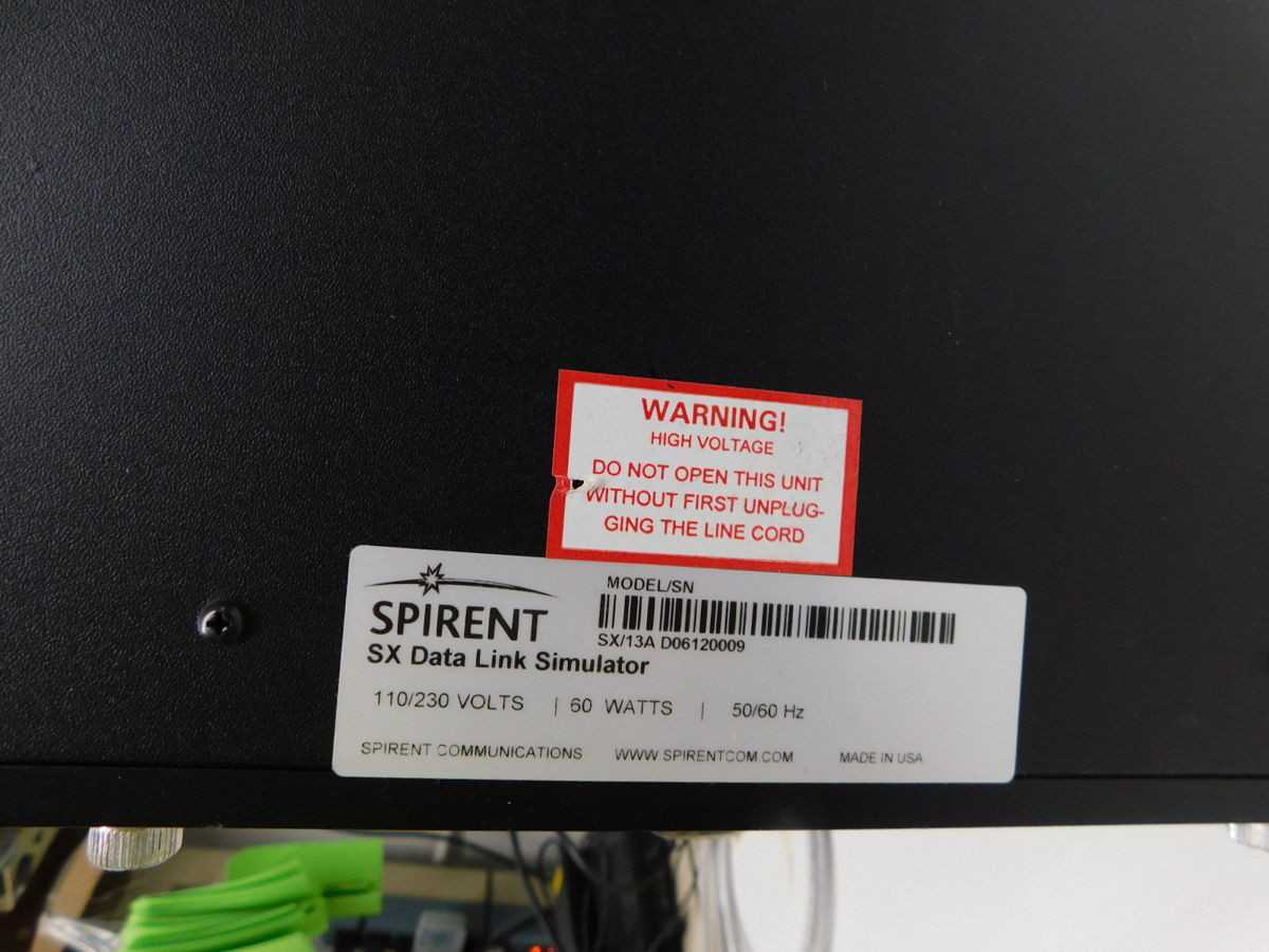Spirent SX/13A Data Link Simulator M7522 - High Performance Test Equipment - ELECTRICAL TESTING EQUIPMENT