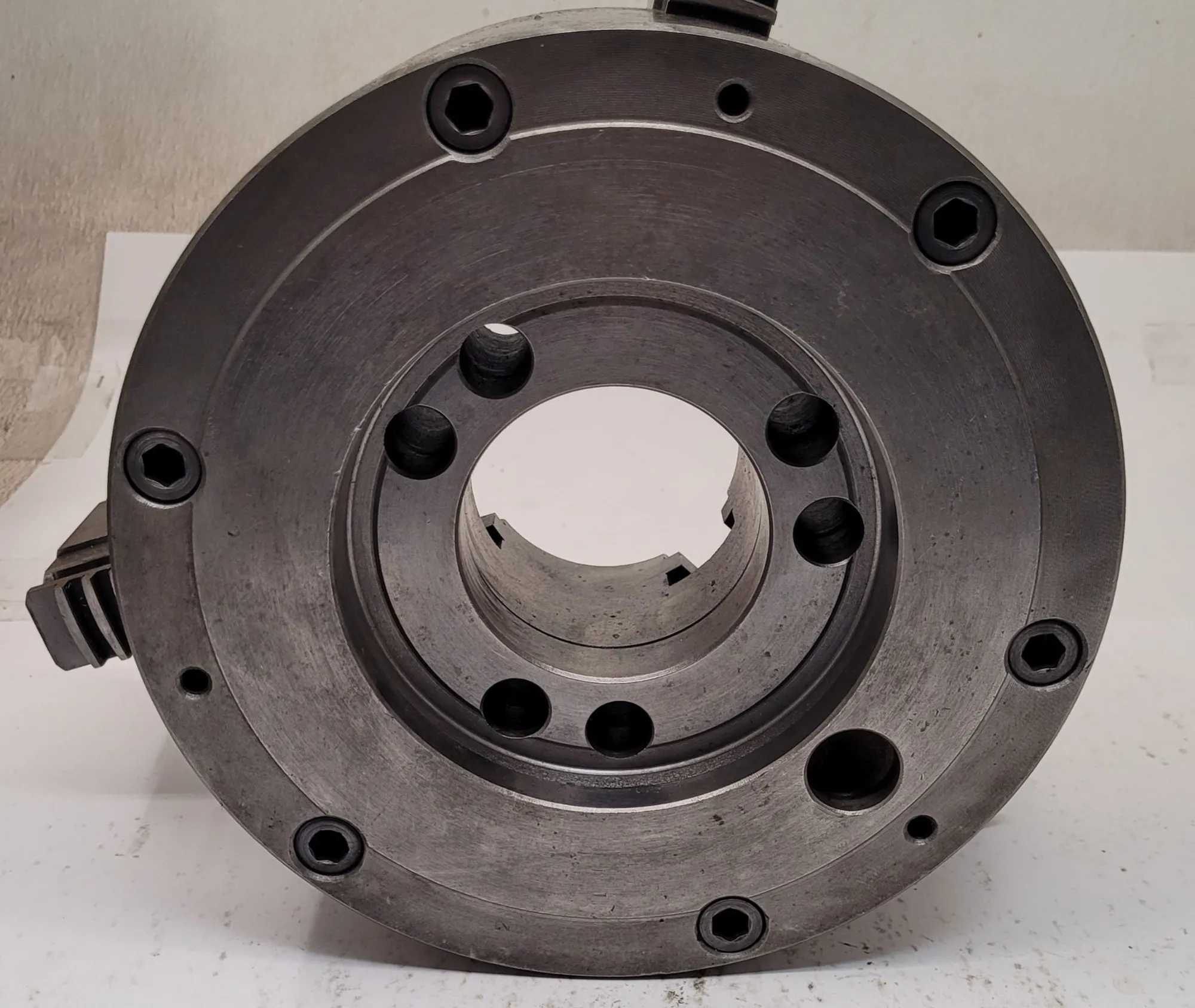POLAND S10A8ZD 3 JAW LATHE CHUCK, 10IN DIAMETER, 3IN CENTER HOLE - MACHINING TOOLING & PARTS