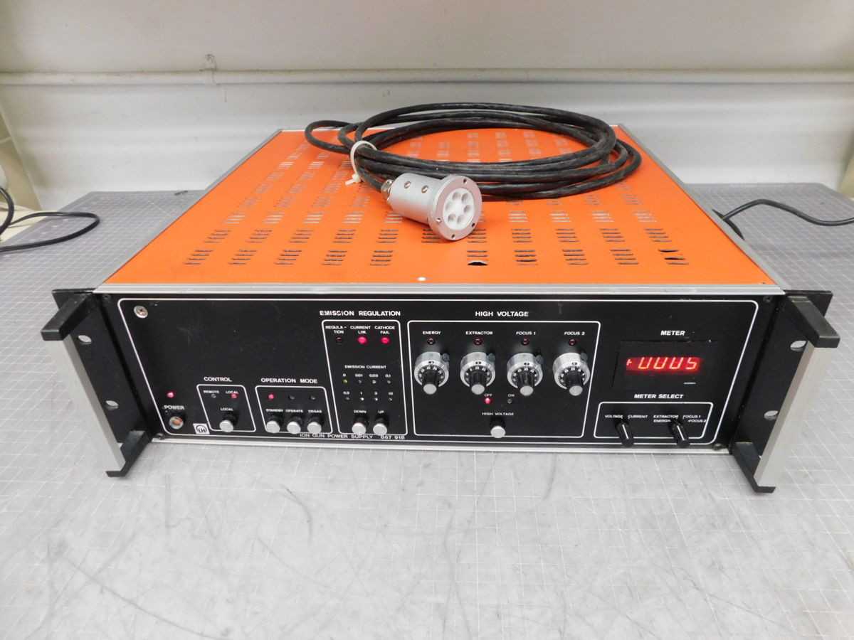 LEYBOLD HERAEUS PS-IQE 12/38, 867 918 ION GUN POWER SUPPLY M7017 - POWER SUPPLIES