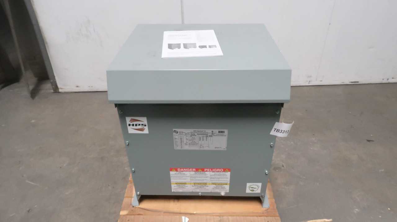 HAMMOND POWER SOLUTIONS SG3A0030KK0C, 30 KVA RATING, 3-PHASE, 480V PRI, 480Y/277V SEC - POWER TRANSFORMERS