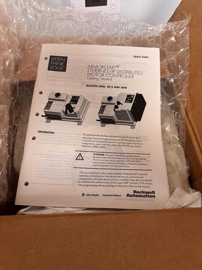 ALLEN BRADLEY 281E-F12Z-10B-RR COMPACT REVERSING STARTER & ARMORSTART MOTOR CONTROLLER - MOTOR STARTERS