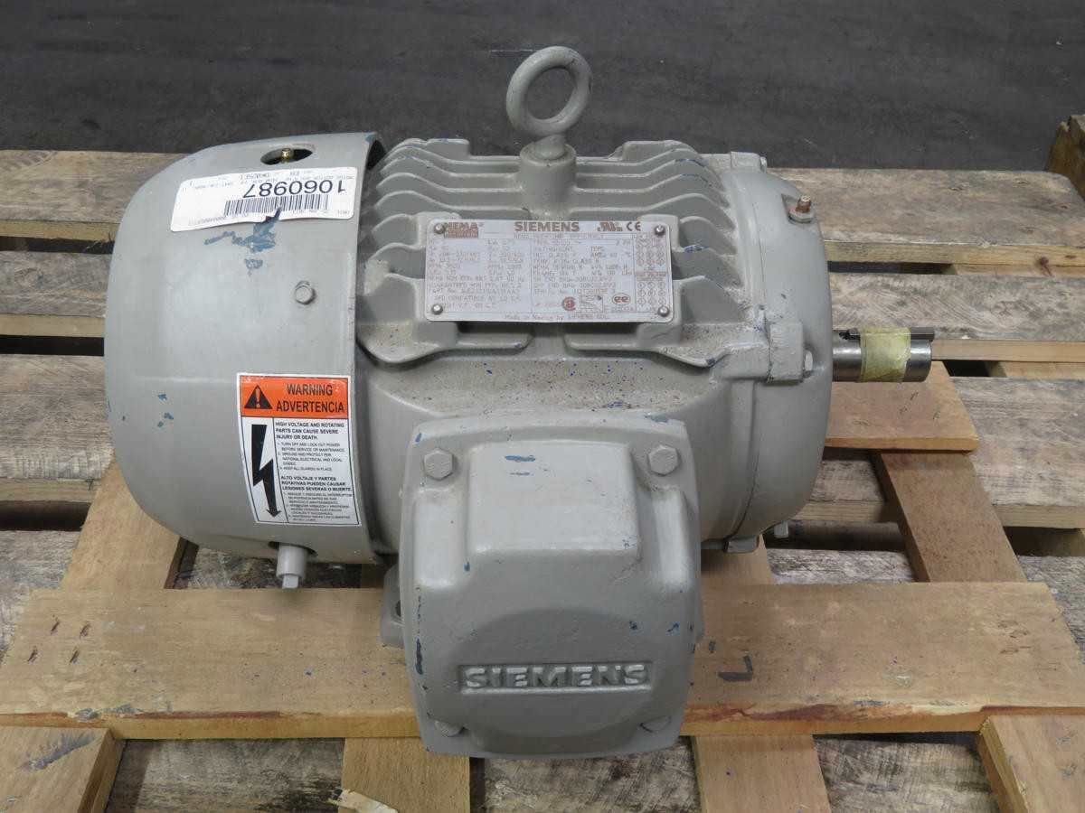 SIEMENS 1LE23211CA314AA3 INDUCTION MOTOR, 90L FRAME, 4-POLE, 1.5 KW, 1445 RPM, IP55 PROTECTION - SERVO