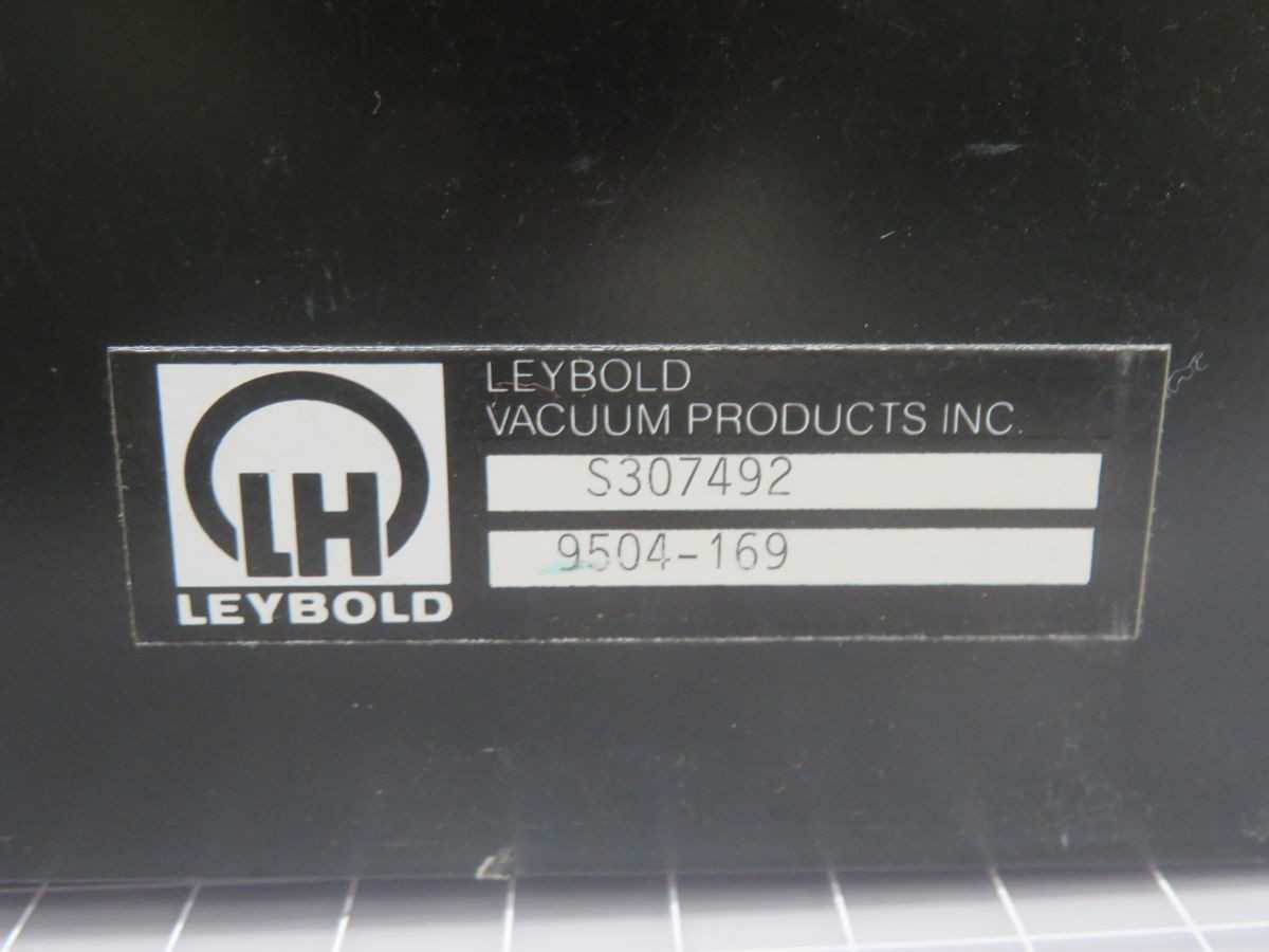 LEYBOLD S307492 9504-169 VACUUM SYSTEM CONTROLLER T264791 - AUTOMATION & CONTROLS