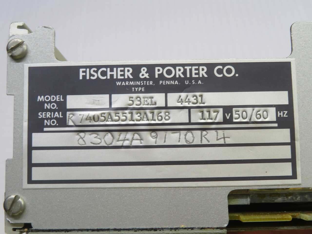 ABB F&P 53EL4431 PROCESS CONTROLLER T261690 - PLC MODULES