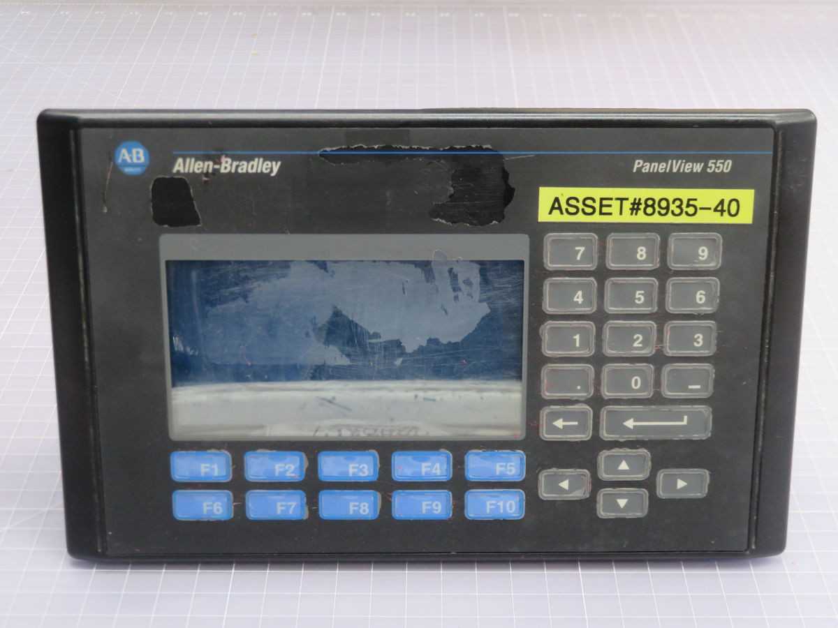 ALLEN BRADLEY 2711-K5A3 PANEL, KEYPAD, 5.3IN MONO, 256X128PX, DH-485, RS-232, 100-240VAC - OPERATOR INTERFACE PANELS