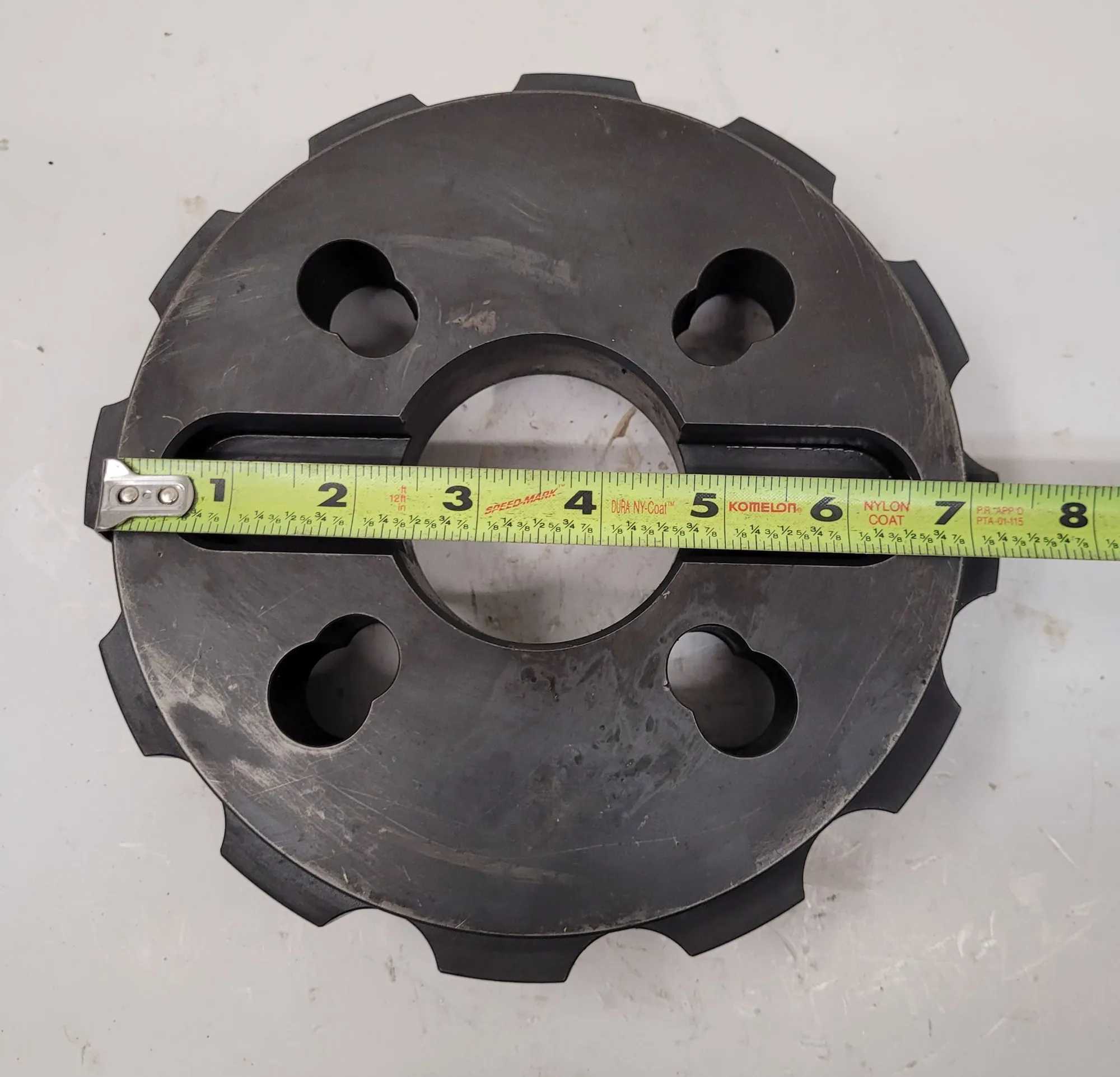 INGERSOLL CUTTING TOOLS 6G3K08R01 MAX-I-CUT MILL, 8” OVERALL DIAMETER, 12 FLUTES/INSERTS - MACHINING TOOLING & PARTS