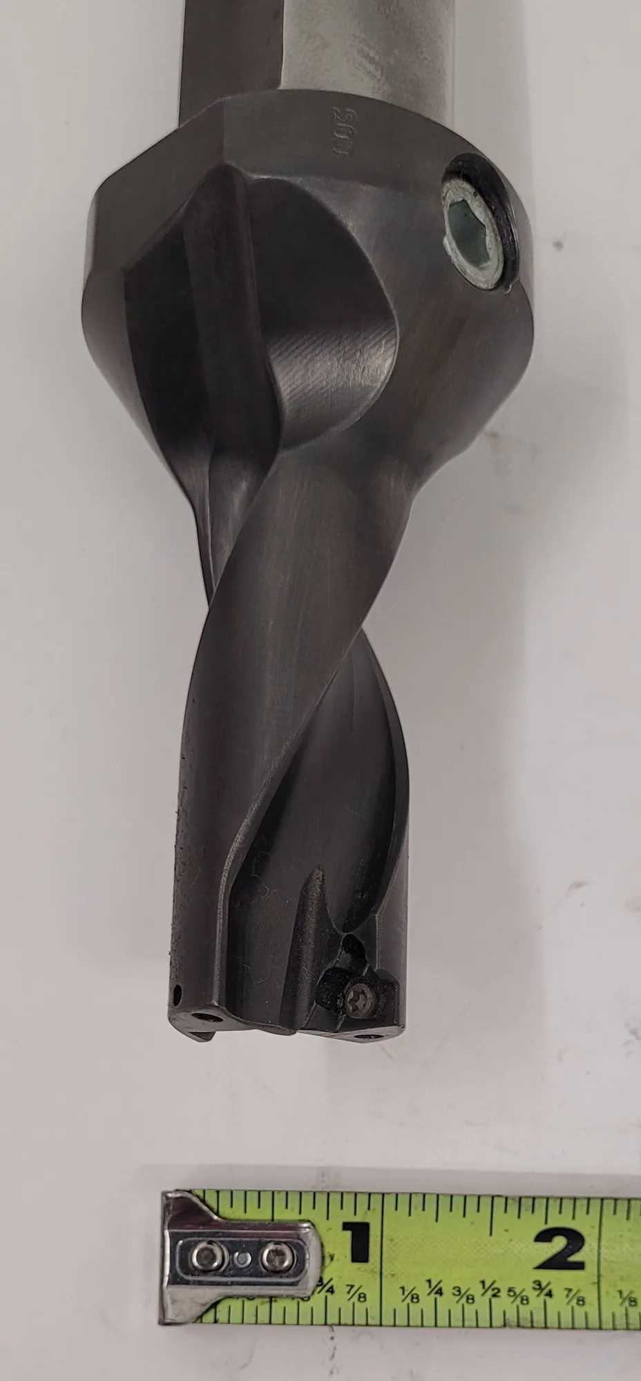 ISCAR DZ1000-2250-125-2.5 INDEXABLE INSERT DRILL, 1" DIAMETER, COOLANT THRU - MACHINE TOOLING
