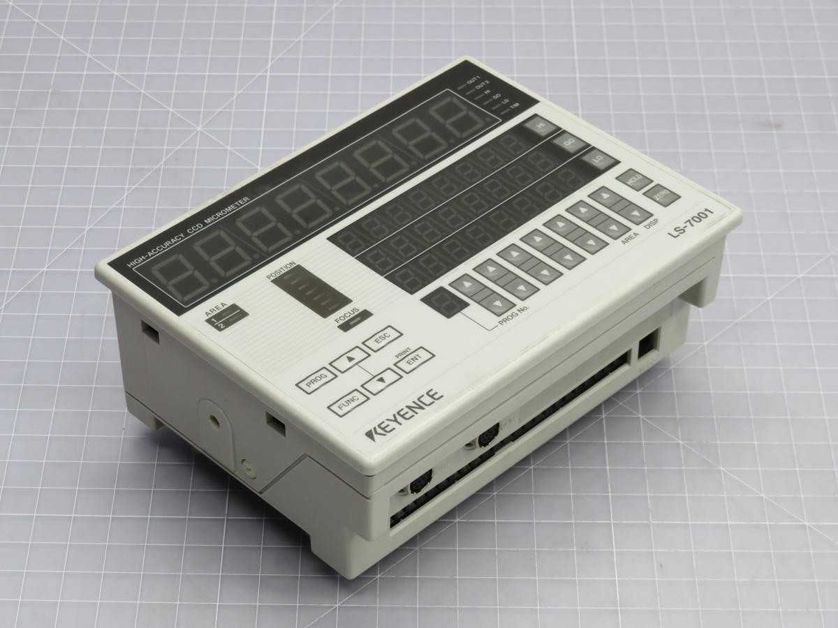 KEYENCE LS-7001 SENSOR HEAD, 0.05-10 MM RANGE, 0.01 ΜM RESOLUTION, 2400 SAMPLES/SEC - INSPECTION & MEASUREMENT