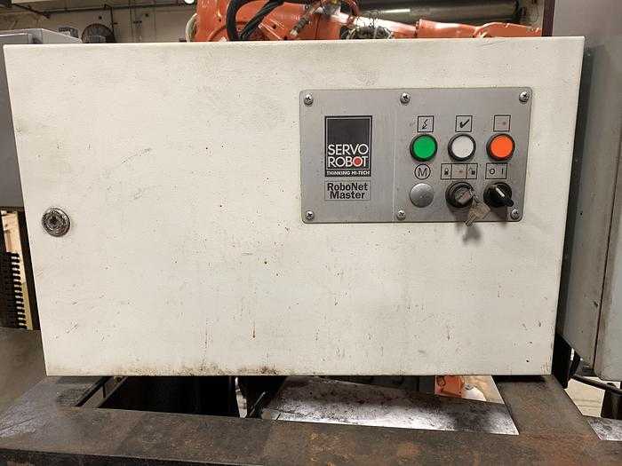 2007 ABB IRB 2400/16 ROBOTIC ARC WELDING CELL, 16 KG PAYLOAD, 1500 MM REACH, IRC5 CONTROLLER - ARTICULATED ROBOTS