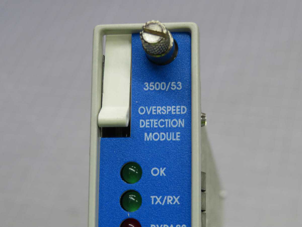 BENTLY NEVADA 133388-01E 3500/53, OVERSPEED DETECTION MODULE, 24VDC POWER, 2 CHANNELS - AUTOMATION & CONTROLS