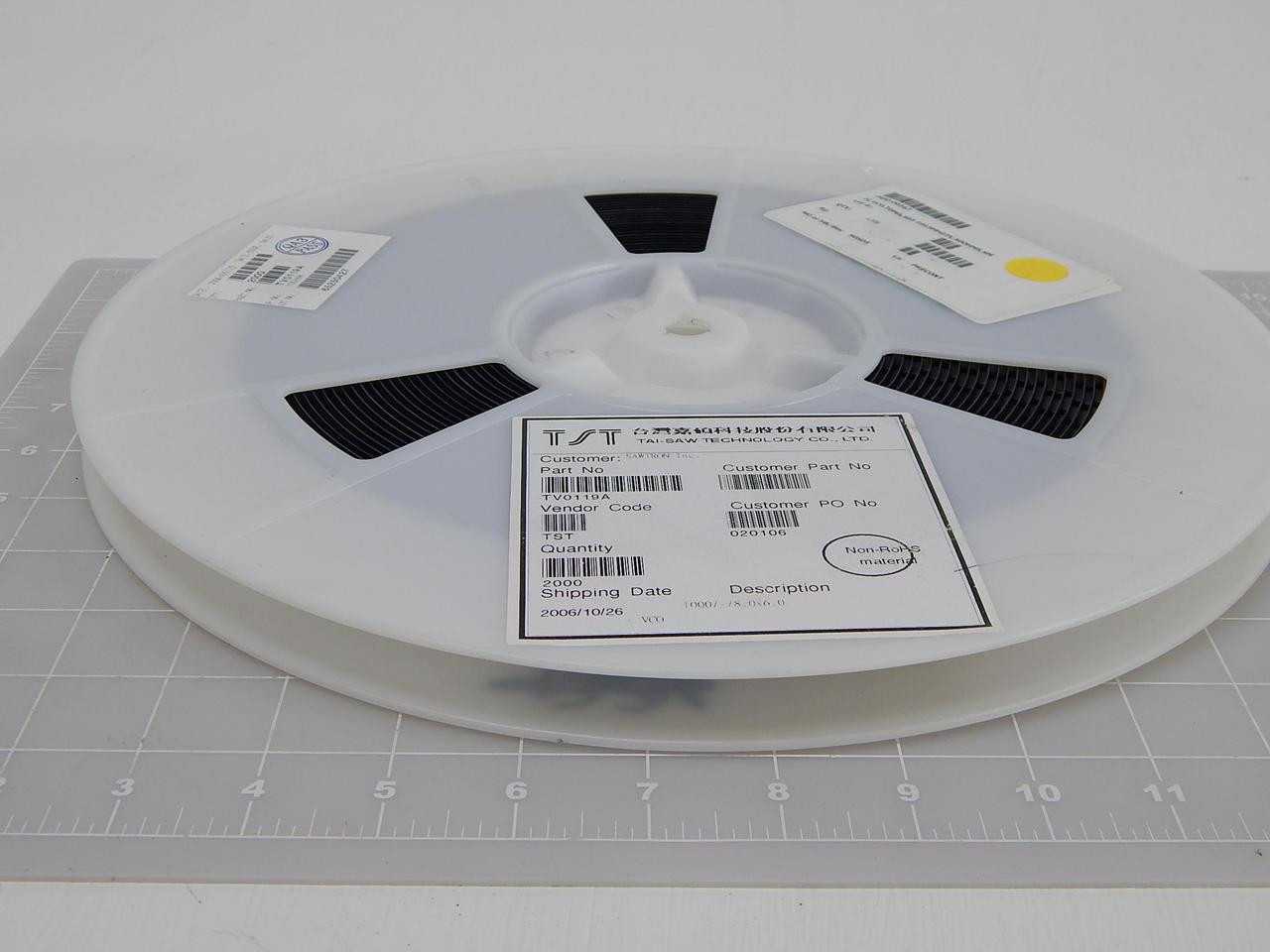Lot of 2000 Tai-Saw Technology (TST) TV0119A IC VCO TDMA SMD 50 Ohms EMI Filter - LINE FILTERS