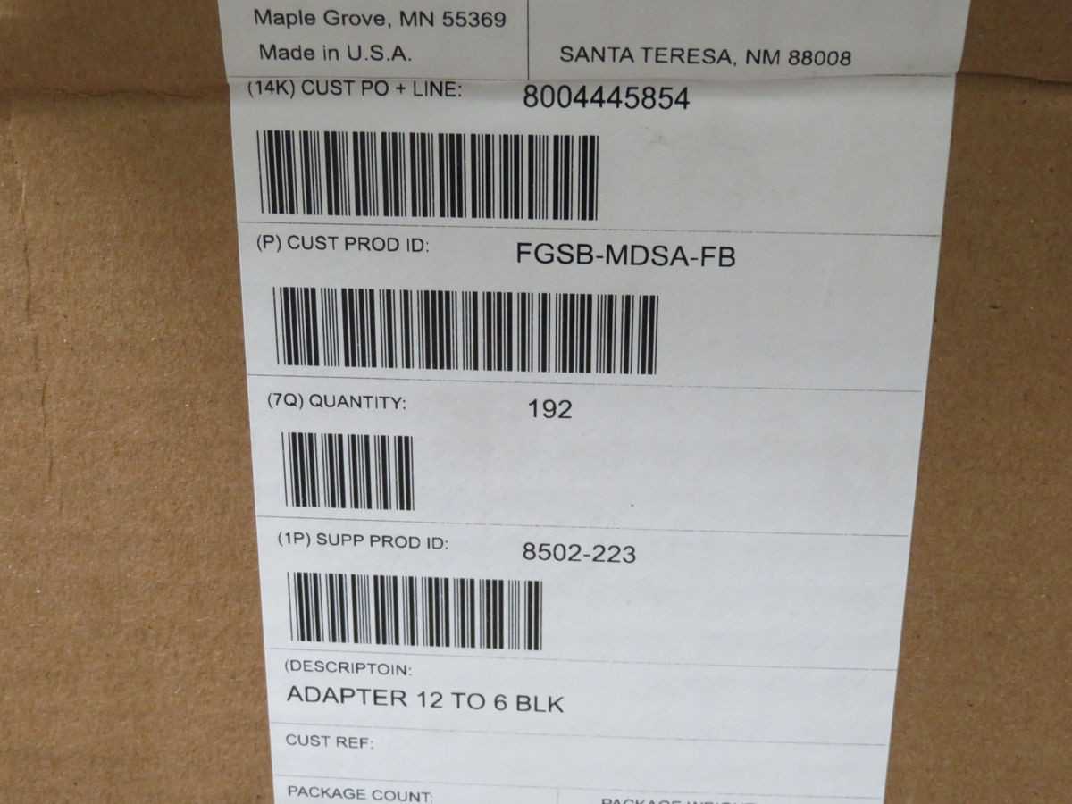 LOT OF 192 COMMSCOPE FGSB-MDSA-FB OPTICAL FIBER ROUTING ASSEMBLY - FIBER OPTIC CABLE