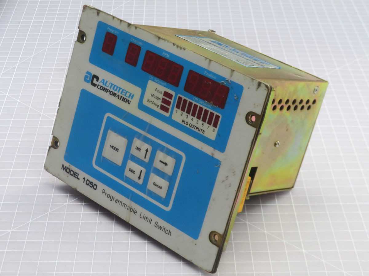 AUTOTECH SAC-M1050-8R0 PROGRAMMABLE LIMIT SWITCH T266053 - SWITCHES AUTOTECH SAC-M1050-8R0 PROGRAMMABLE LIMIT SWITCH T266053 - SWITCHES