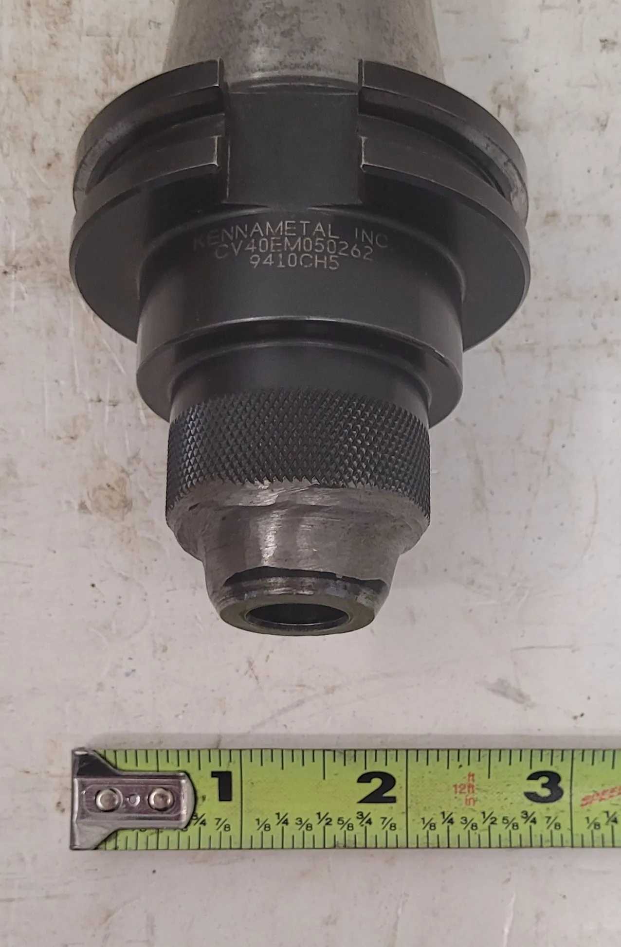 KENNAMETAL CV40EM050262 CAT 40 END MILL HOLDER - MACHINE TOOLING