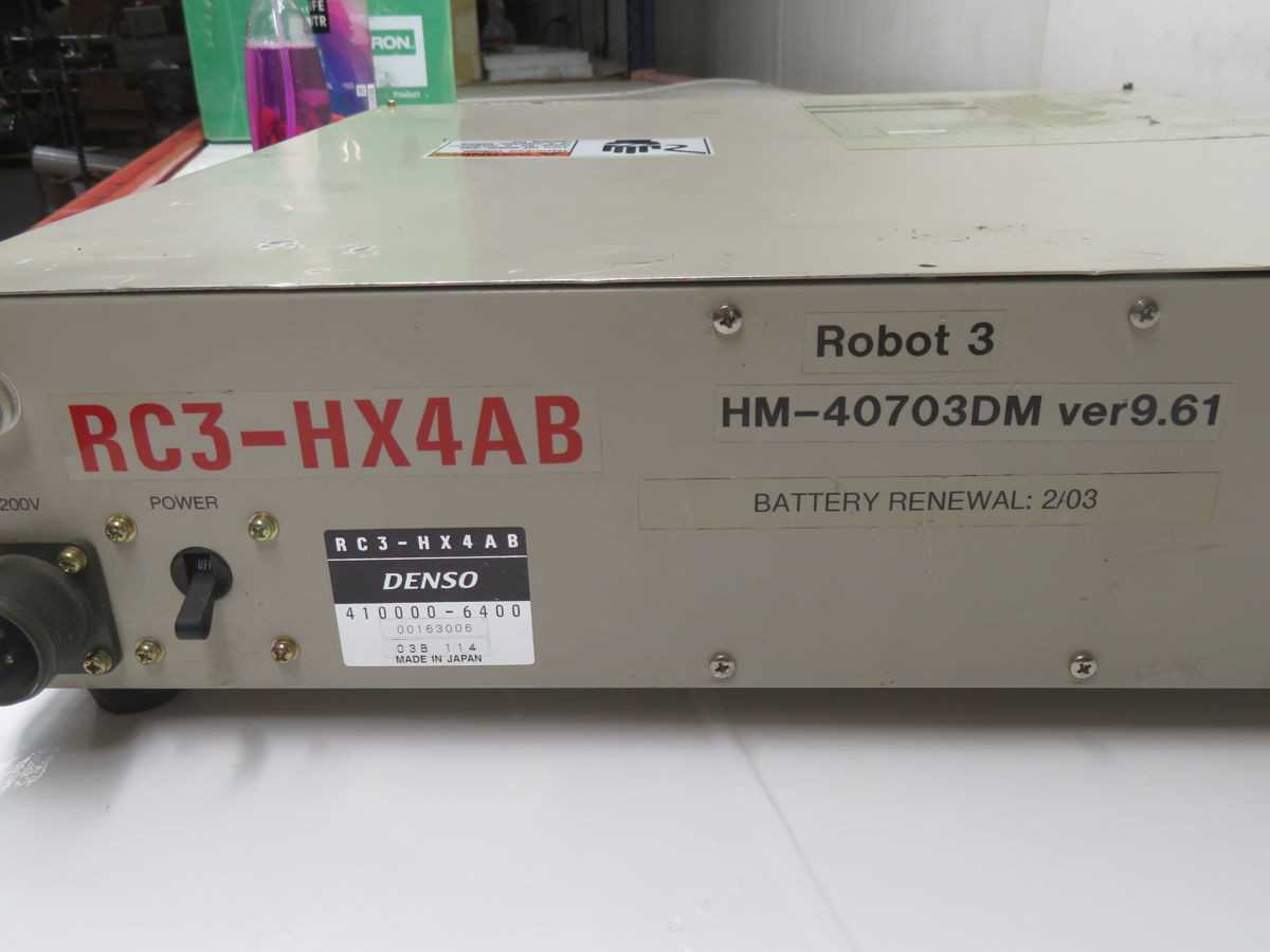 DENSO RC3-HX4AB ROBOT CONTROLLER T263889 - ROBOT CONTROLLERS