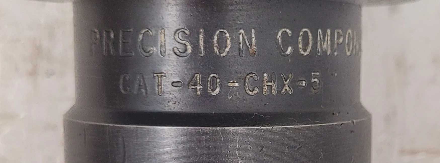 PRECISION COMPONENTS CAT 40 – CHX-5 CUTTER HEAD EXTENSION (OAL 8.5", BORE 1.25") - MACHINING TOOLING & PARTS