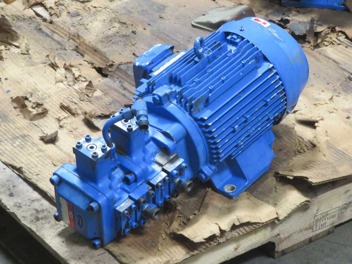 TOYO-OKI HVP-VCC1-F26-26A2A2-B DOUBLE VANE PUMP W MOTOR T263359 - HYDRAULIC VANE PUMP