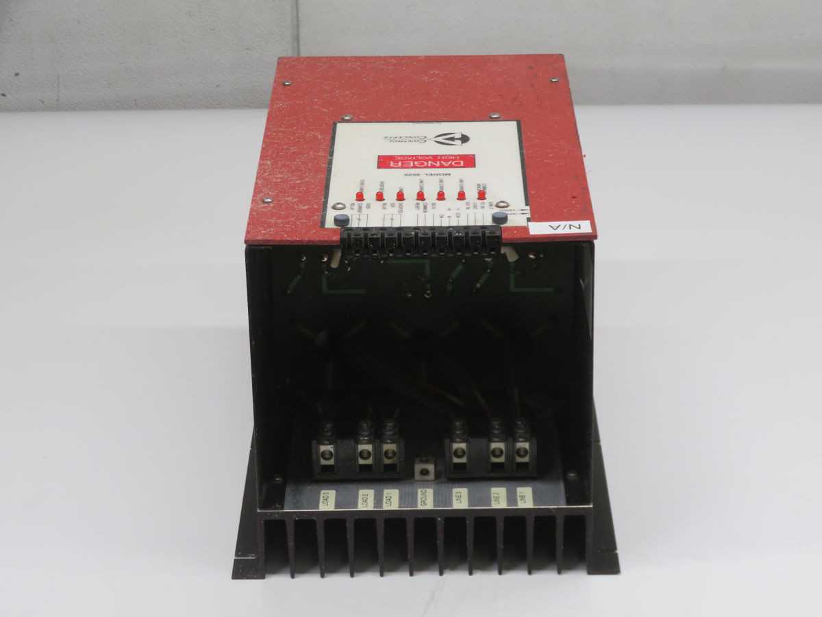 Control Concepts 3629-V-208V-50A-4/20MA, Controls PLCs, 3-Phase SCR, 208-480V Supply - AUTOMATION & CONTROLS