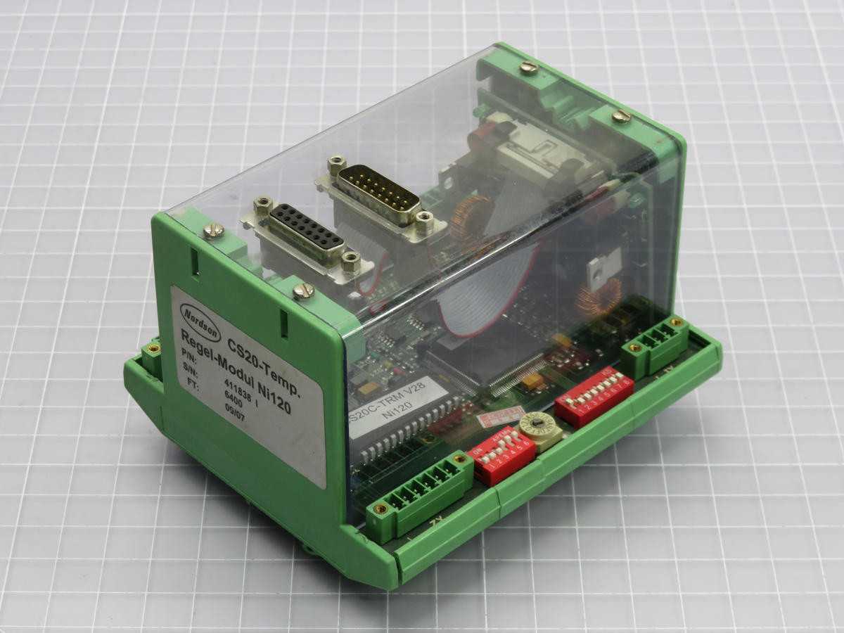 NORDSON 411838, PLC CPU MODULE, TEMPERATURE REGULATION - PLC MODULES