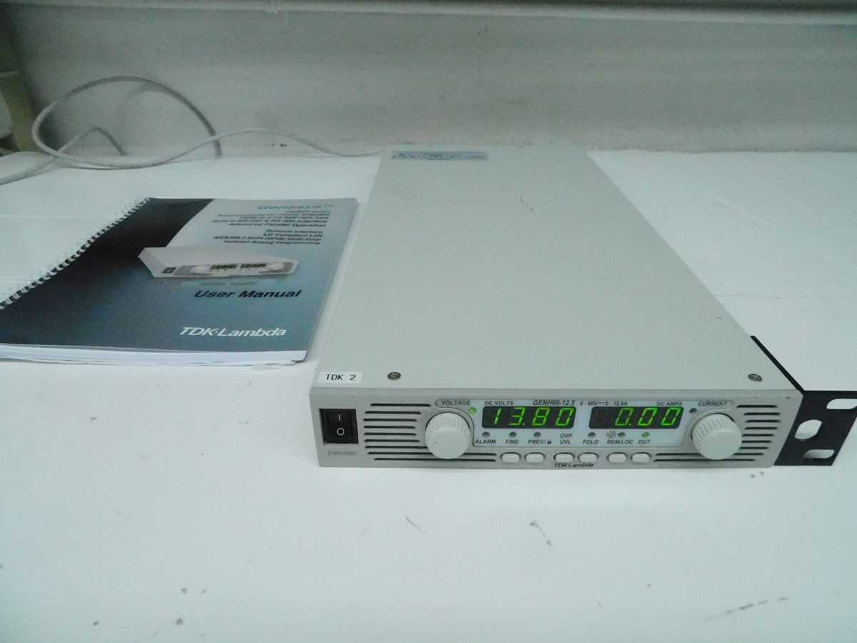 TDK LAMBDA GENH60-12.5, GENH750W DC POWER SUPPLY 0-60V/0-12.5A M7417 - POWER SUPPLIES