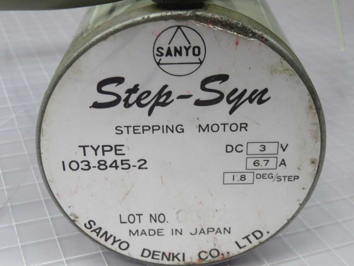 SANYO 103-845-2 STEPPING MOTOR T264266 - ELECTRIC MOTORS