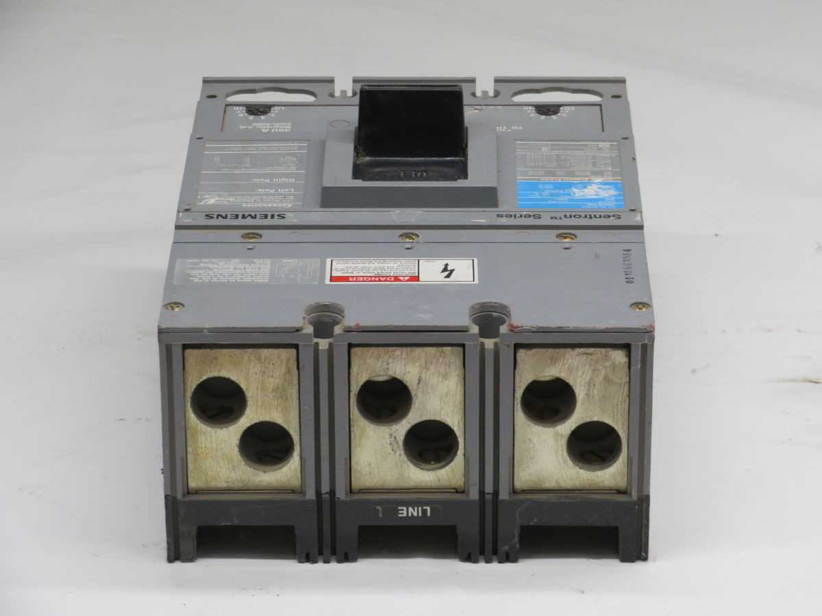 SIEMENS JD63F400 CIRCUIT BREAKER, 3 POLE, 600 VAC RATING, 400 A CURRENT - CIRCUIT BREAKERS