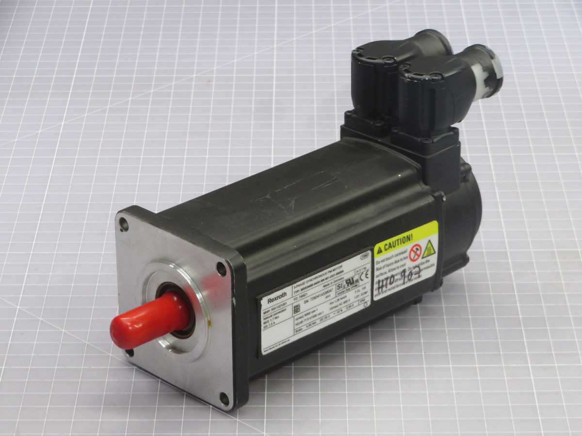REXROTH R911321001 3-PHASE SERVO MOTOR, 1.4KW POWER, 4.5NM TORQUE, 3000 RPM - SERVO