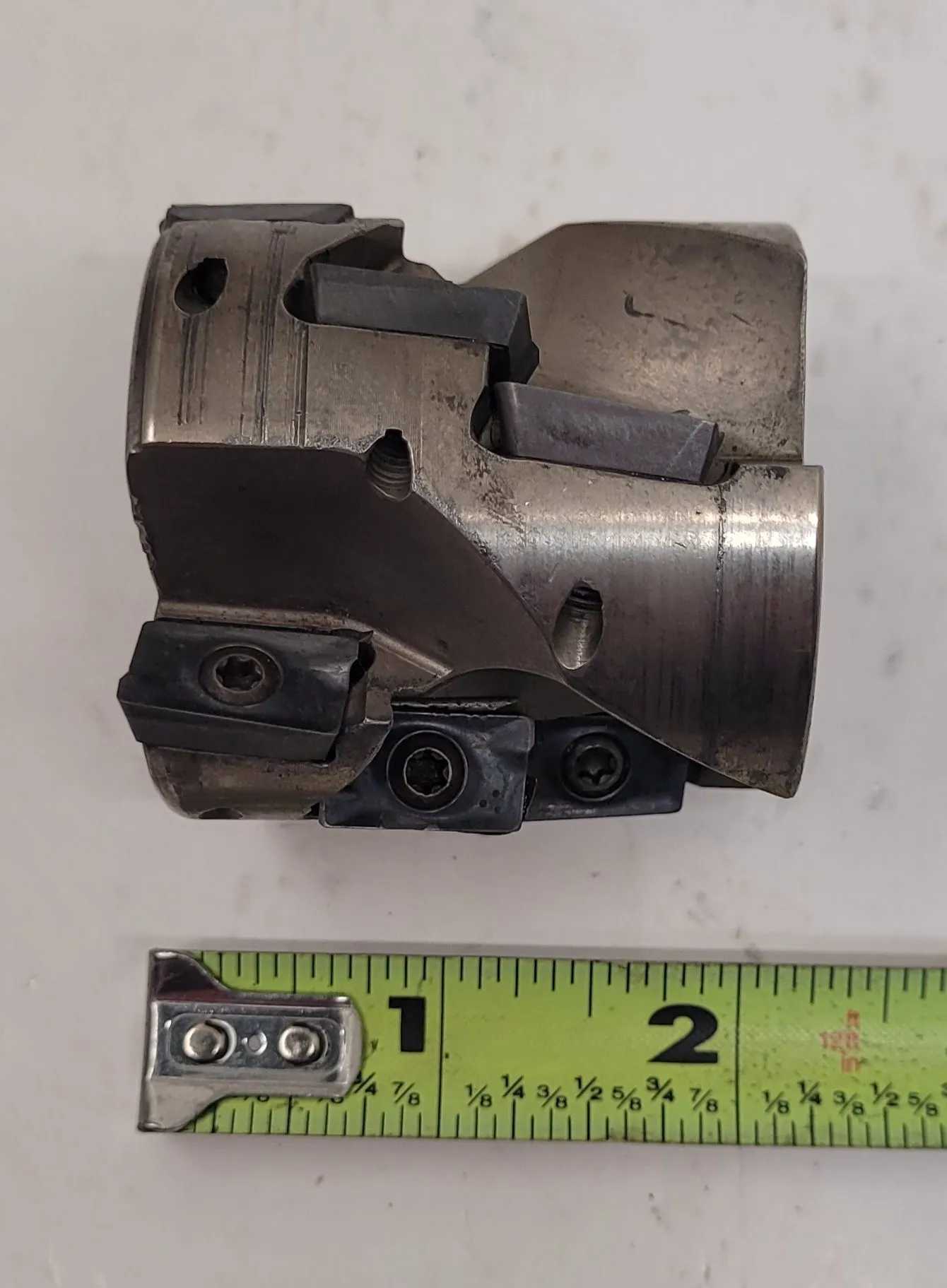 INGERSOLL 24J1B20D1R01 FLUTED SHELL MILL, 2.000" CUTTING DIA, 0.7500" BORE DIA - MACHINING TOOLING & PARTS