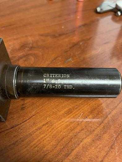 CRITERION S-2 ADJUSTABLE BORING HEAD, 1" STRAIGHT SHANK, 1/2" BORING BAR - TOOL HOLDERS
