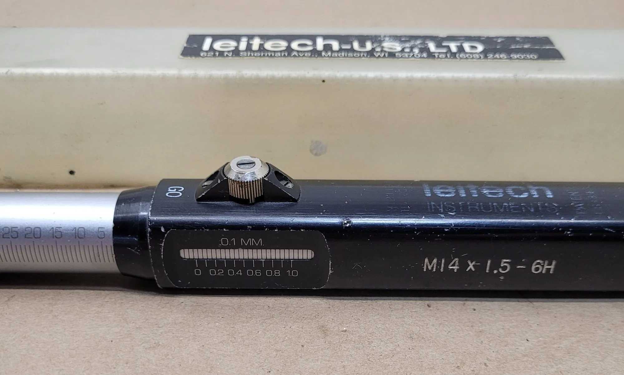 LEITECH-US M14 X 1.5 - 6H GO/NO GO THREAD/DEPTH PLUG GAGE - MACHINE TOOLING