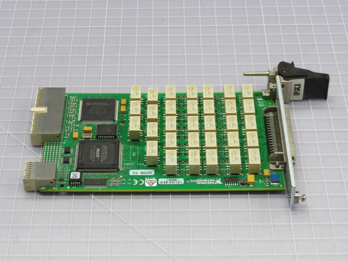 NATIONAL INSTRUMENTS PXI-2503, RELAY MATRIX, 1A CUR, 60V VOLT, 2-WIRE 4X16 MATRIX, 30MHZ BW - AUTOMATION & CONTROLS