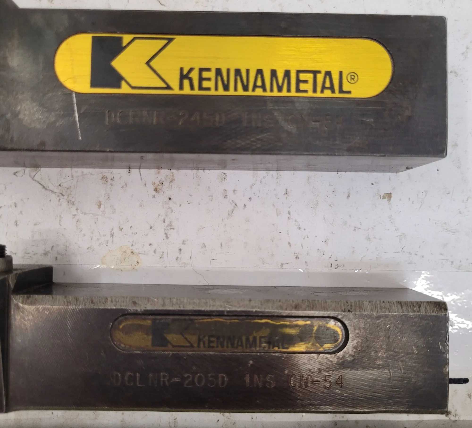 KENNAMETAL DCLNR/DCRNR TOOL HOLDER LOT (2 QTY) - VARIOUS SIZES, 1.25" AND 1.5" SHANKS - MACHINING TOOLING & PARTS