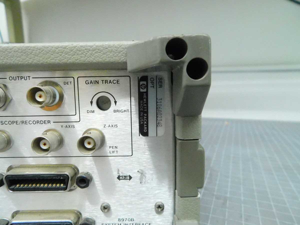 HP 8970B NOISE FIGURE METER M6773 - SIGNAL CONDITIONERS