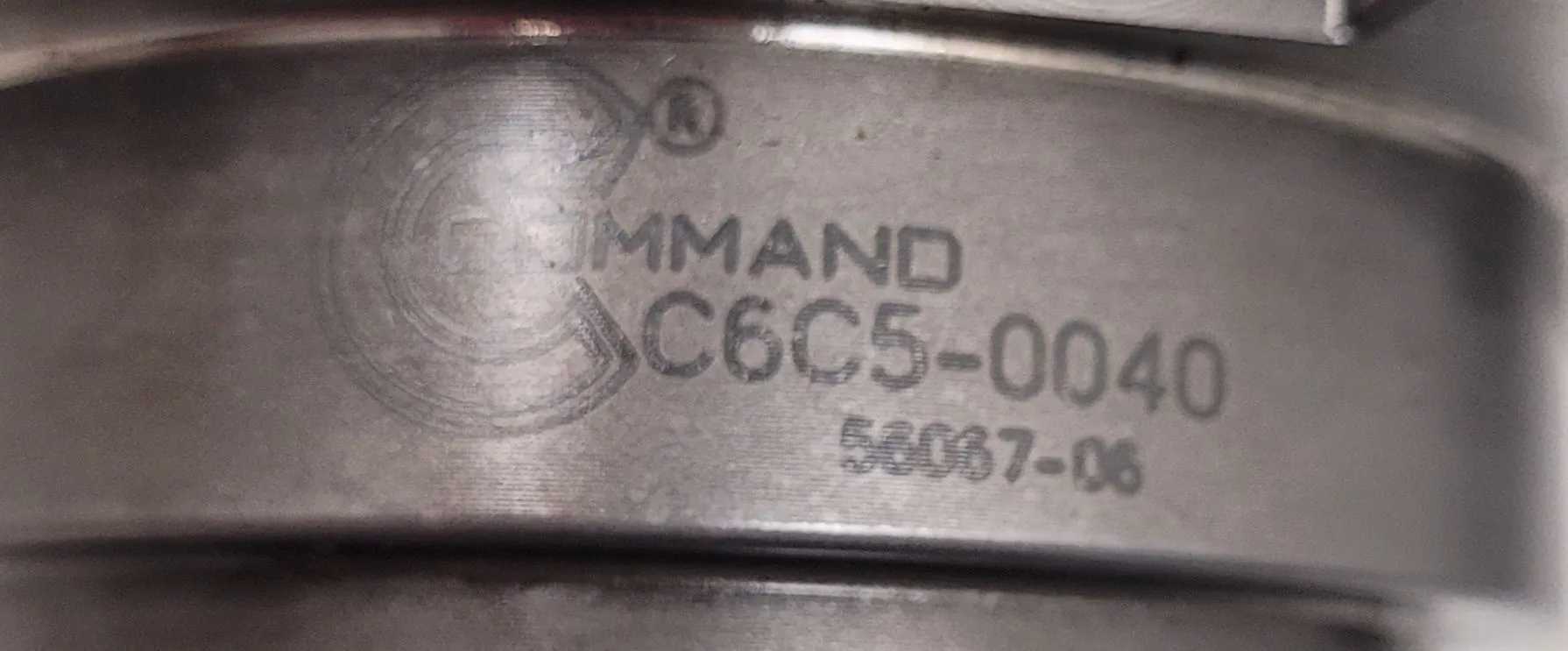 COMMAND C6C5-0040 CAT50 COLLET CHUCK - OAL 10" PROJ 5.75" BORE 1.5" - MACHINING TOOLING & PARTS