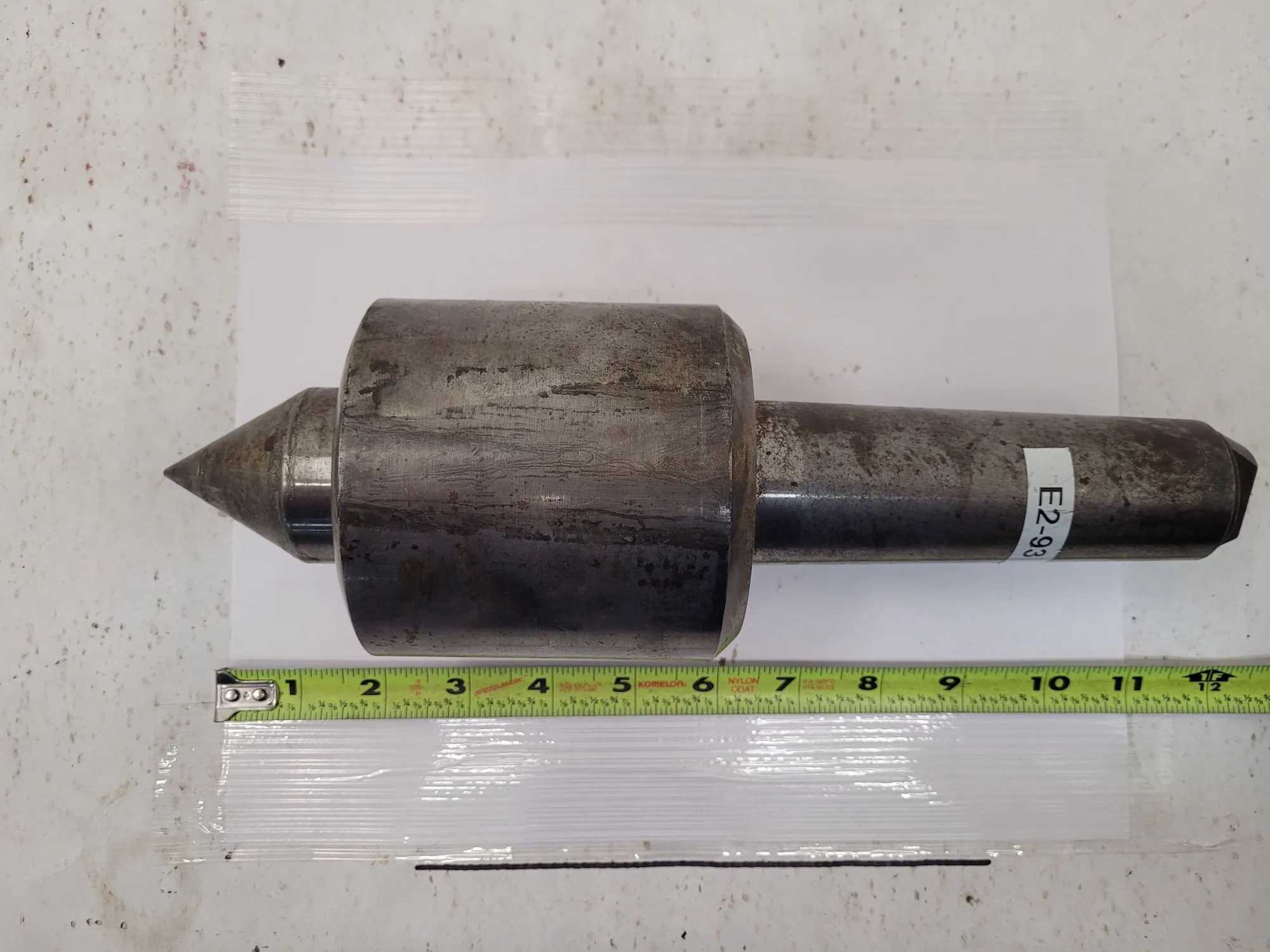 5MT MORSE TAPER LIVE CENTER - 5.5 IN SHANK, 11.5 IN OVERALL LENGTH - MACHINING TOOLING & PARTS