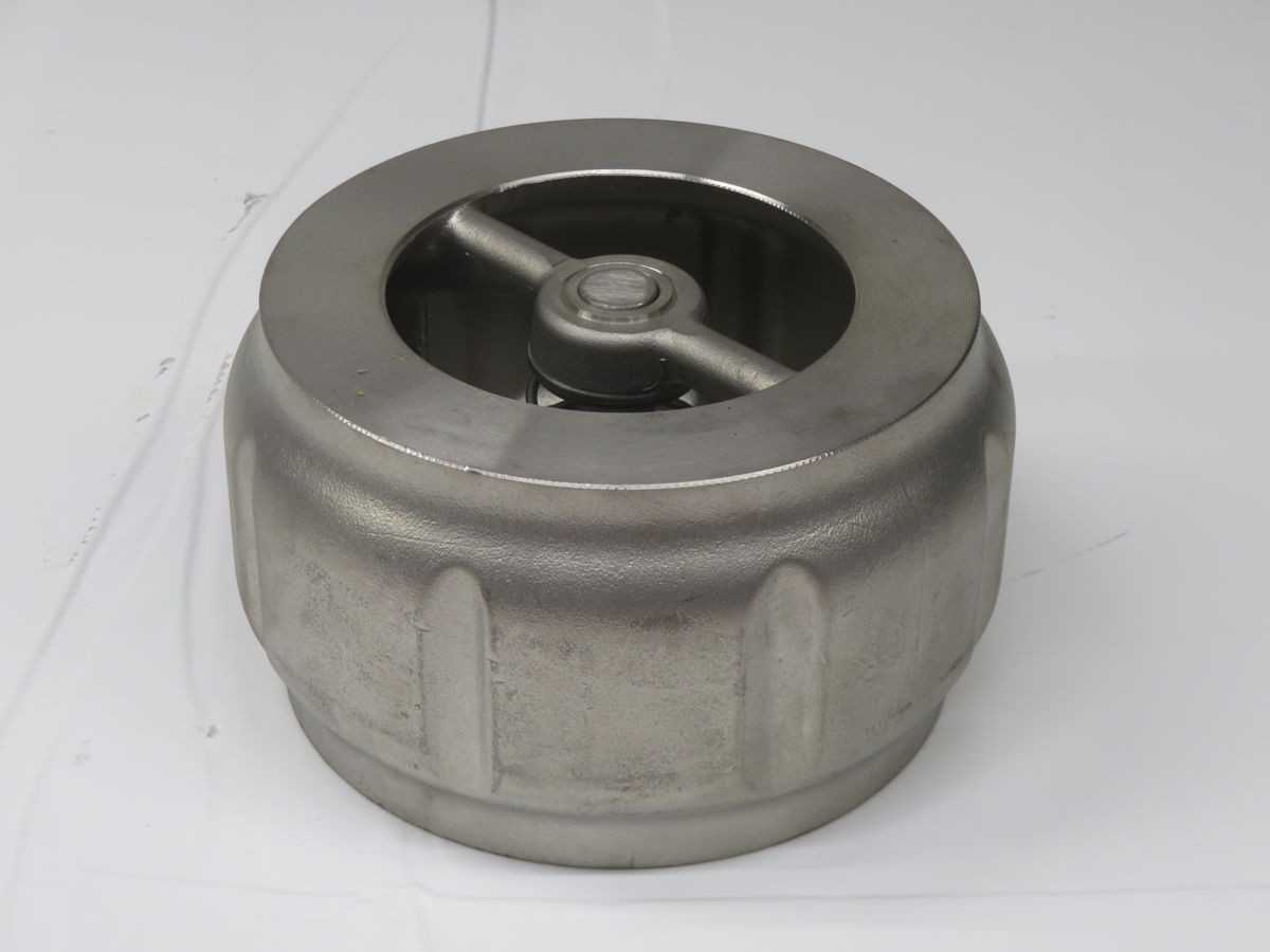 DFT WLC CF8M 4" 316 SS CLASS 150 & 300 RF WAFER CHECK VALVE T263877 - CHECK VALVE