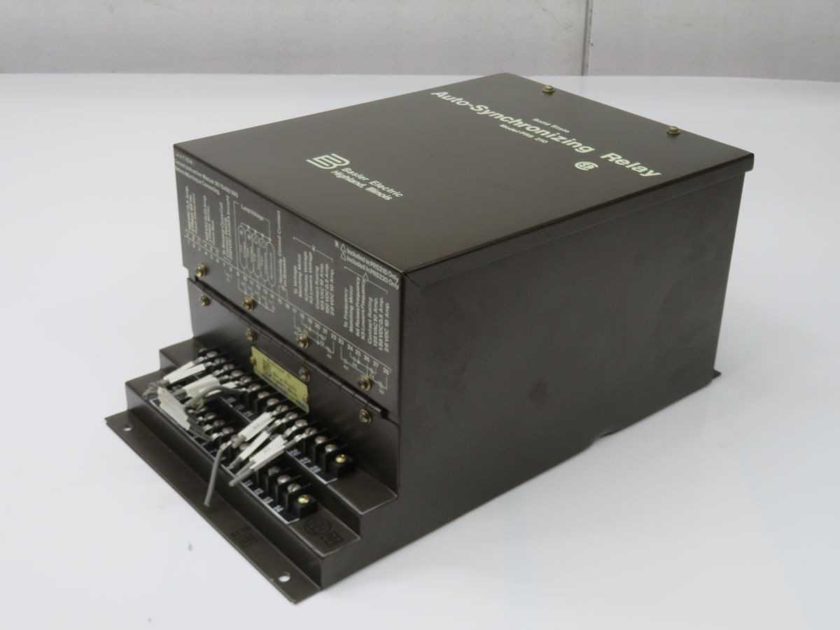 BASLER PRS 210 SOLID-STATE AUTO-SYNCHRONIZING RELAY T268898 - SOLID STATE RELAY