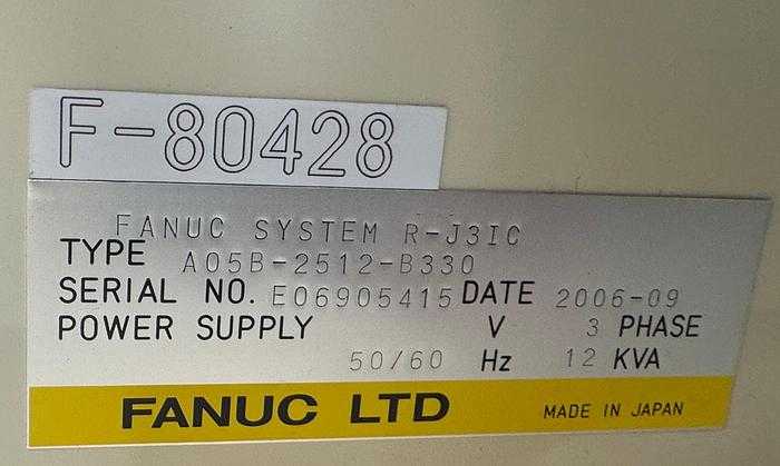 2006 FANUC M-16IB/20 ROBOT, 20KG PAYLOAD, 1667MM REACH, R-30IA CONTROL - EXCELLENT CONDITION - ARTICULATED ROBOTS